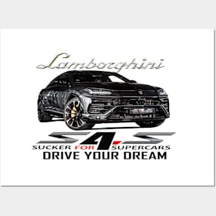 Lamborghini Urus Supercar Products Posters and Art